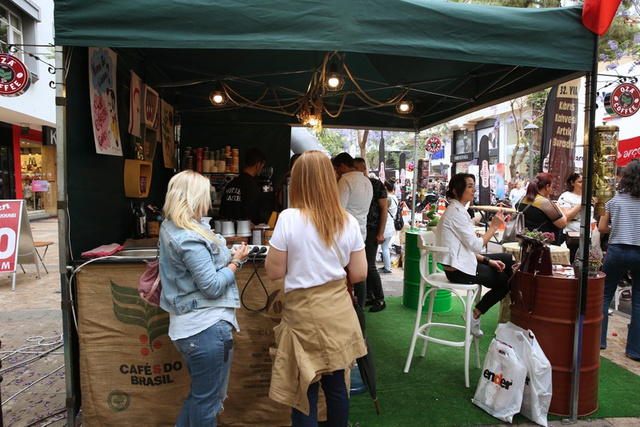 2018 festivalinde kahve standı